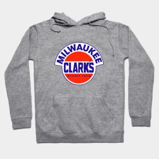 Defunct Milwaukee Clarks Hockey 1949 Hoodie